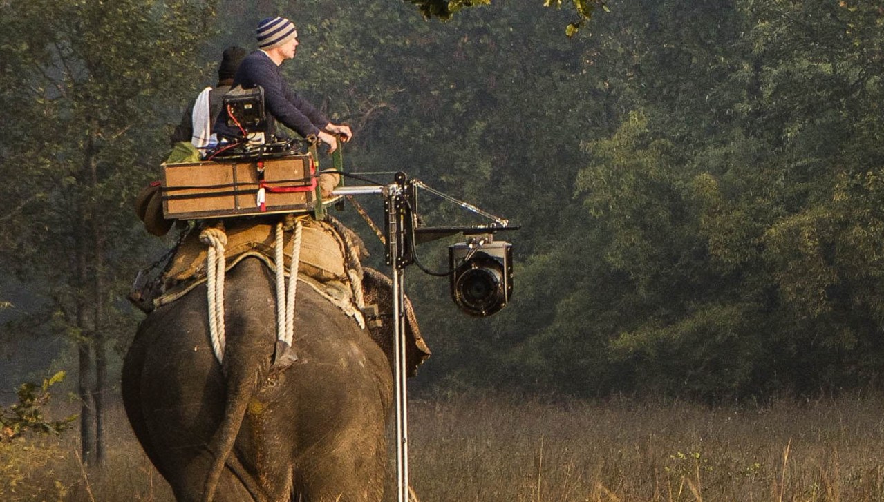 BBC: And then we strapped a helicopter rig to an elephant