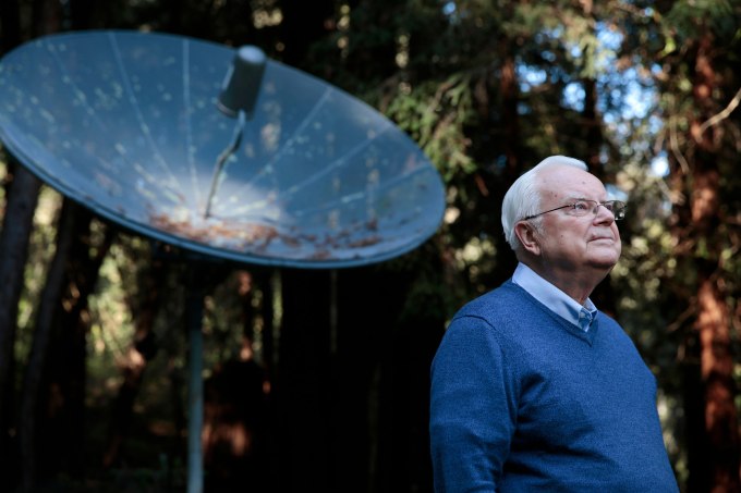 APTOS, CA - FEBRUARY 27: Dr. Frank Drake, the founder of SETI (Search for Extraterrestrial Intelligence), poses for a portrait at his home in Aptos, California, Friday, February 27, 2015. Dr. Drake also created the Arecibo Message - a simple binary encoded message broadcast into space by the Arecibo radio telescope in Puerto Rico in 1974. The message encodes several things: the numbers 1 to 10, the basic chemistry of life on Earth, the double helix structure of DNA, Earth's population, a graphic of the Solar System, a human figure, and a graphic of the Arecibo radio telescope and it's dish' dimensions. (Photo by Ramin Rahimian for The Washington Post via Getty Images)