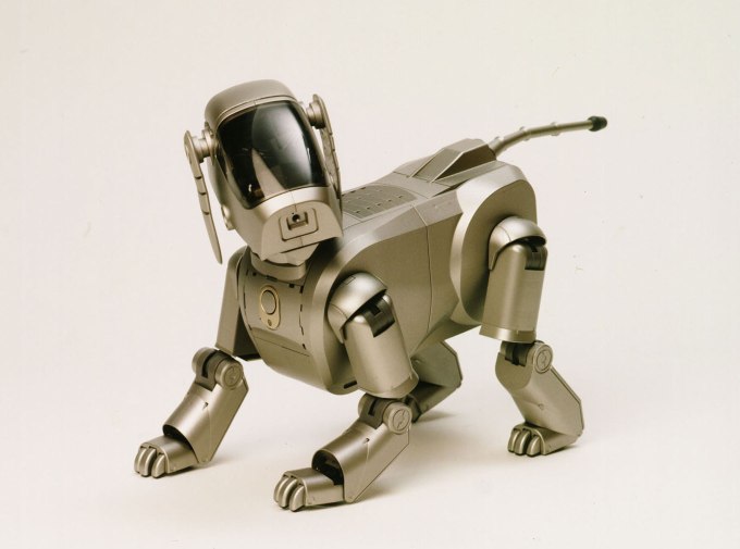 Sony Corporation Announces The Launch Of The Dog-Shaped Autonomous Robot Called "Aibo" That Can Express Various Emotions And Responsed To External Stimuli Using Artificial Intelligence To Respond May 11, 1999 . The Robot And An "Aibo Performer Kit" Motion Editor Enables Users To Create Original Movements For Their Own Aibo, The First Robot Designed For Home Entertainment Purposes. Sony Said 5,000 Units Will Go On The Market In June At 250,000 Yen ($2,100) Each.  (Photo By Getty Images)