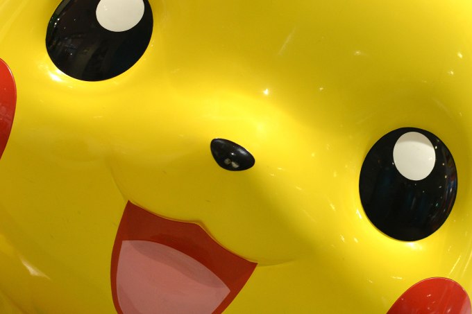 The Pokemon "Pikachu" is seen at the amusement park in Tokyo, July 13, 2016. (Photo by Hitoshi Yamada/NurPhoto via Getty Images)