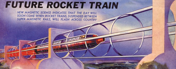 UNITED STATES - CIRCA 1939:  Future Rocket Train  (Photo by Buyenlarge/Getty Images)