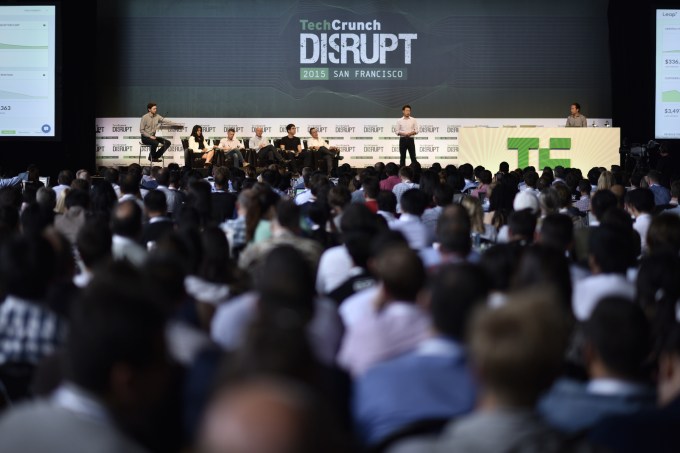 disrupt sf 2015 audience and stage