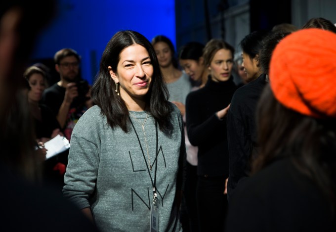 NEW YORK, NY - FEBRUARY 13:  Rebecca Minkoff at the Rebecca Minkoff show during Fall 2016 New York Fashion Week: The Shows at The Gallery, Skylight at Clarkson Sq on February 13, 2016 in New York City.  (Photo by Jenny Anderson/WireImage)