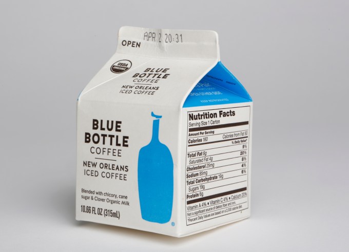 LOS ANGELES, CA. - MARCH 12, 2014: Blue Bottle Coffee shot in the Los Angeles Times Studio an item from the Natural Products show in Ananheim that Mary will talk about on March 12, 2014. (Photo by Anne Cusack/Los Angeles Times via Getty Images)