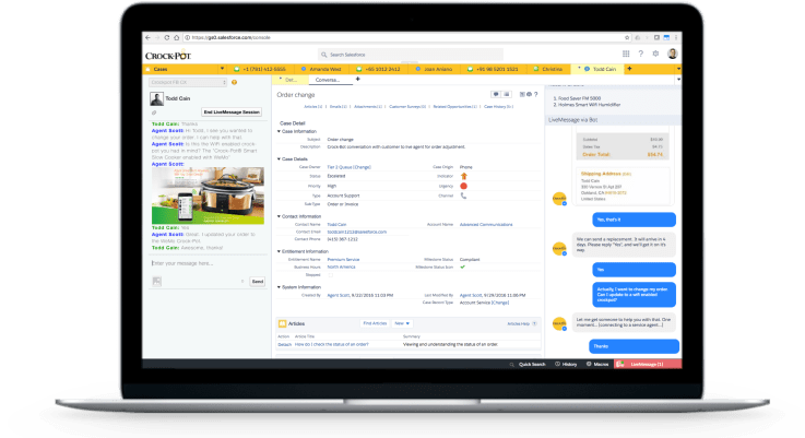 Salesforce LiveMessage brings messaging to Service Cloud