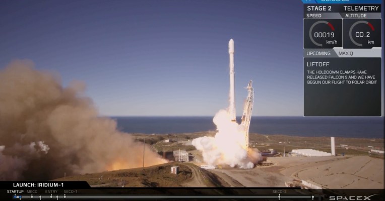 SpaceX successfully returns to launch with Iridium-1 NEXT Falcon 9 mission - TechCrunch