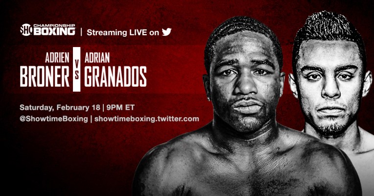 photo of Twitter snags Showtime as a live streaming partner (but just for a boxing match) image