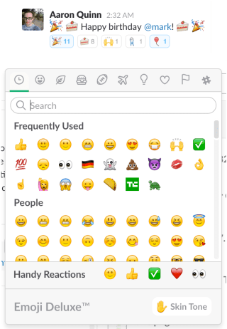slack-reaction-emoji