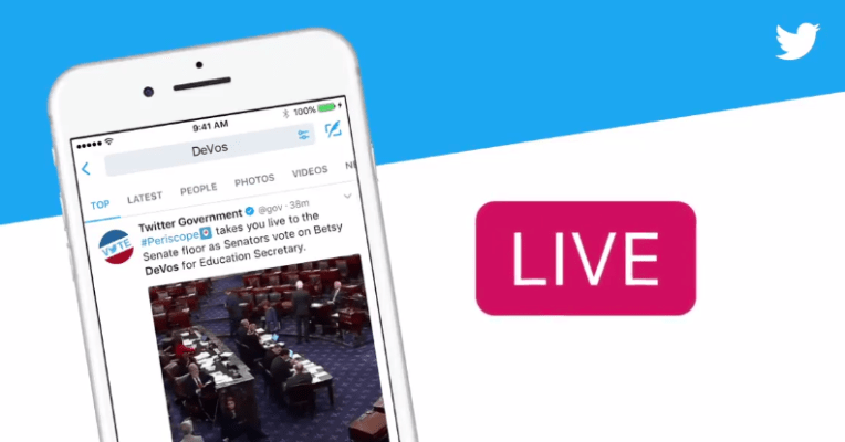 photo of Twitter launching Live video API tomorrow image