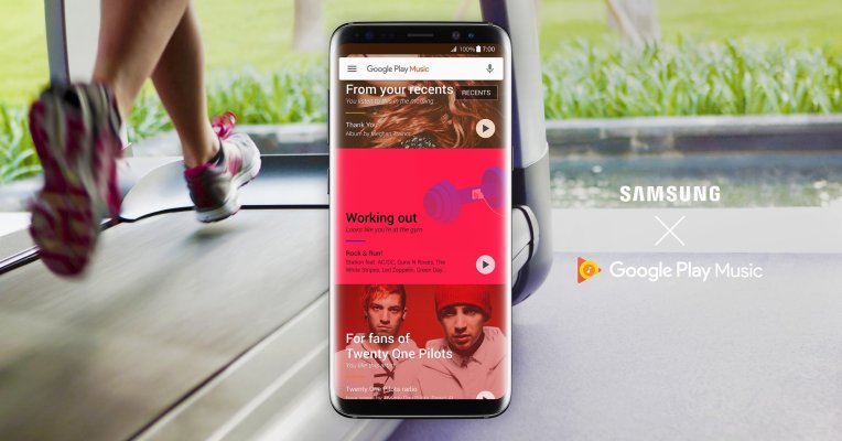 photo of New partnership makes Google Play Music the default on all Samsung devices, with double the storage capacity image