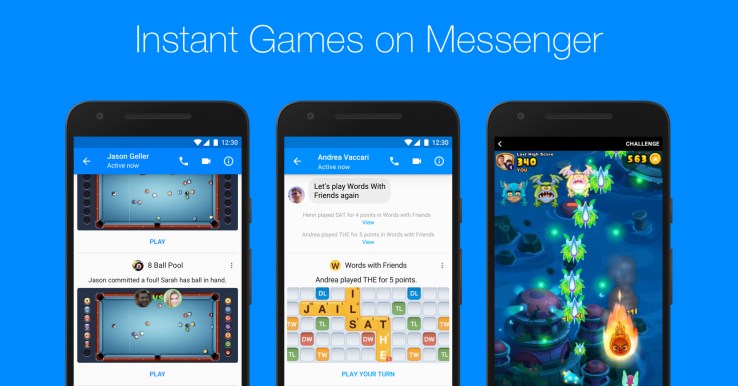 Facebook Messenger rolls out Instant Games worldwide ...