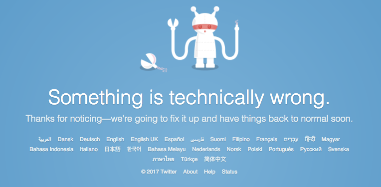 photo of Twitter is down for some users image