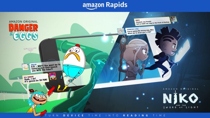 Amazon’s chat fiction app Rapids ties up with Amazon Studios with launch of ‘Signature Stories’
