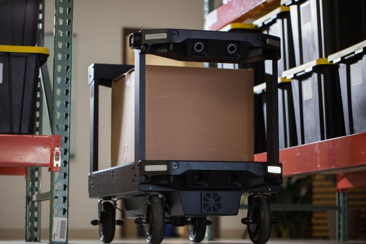 The Canvas autonomous cart can ferry goods around chaotic factory floors