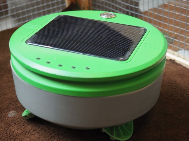 The solar-powered Tertill robot keeps weeds in check