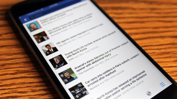 Facebook is rolling out a Trending News section on mobile, now with its own link