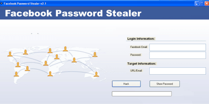 Facebook password stealing software comes packed with a trojan that steals your passwords