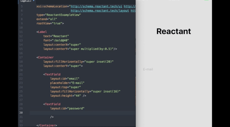 Reactant is a new native framework for iOS apps