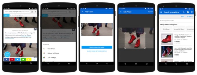 eBay launches visual search tools that let you shop using photos from your phone or web