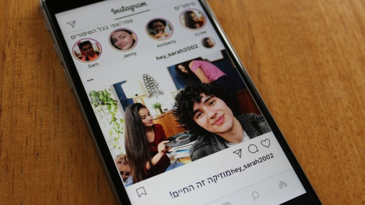 Instagram now supports right-to-left languages like Hebrew and Arabic
