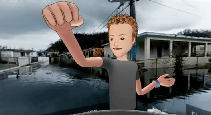 Zuckerberg apologizes for his tone-deaf VR cartoon tour of Puerto Rico devastation