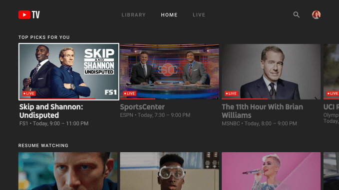 YouTube TV debuts a dedicated app for smart TVs, gaming consoles and streaming devices