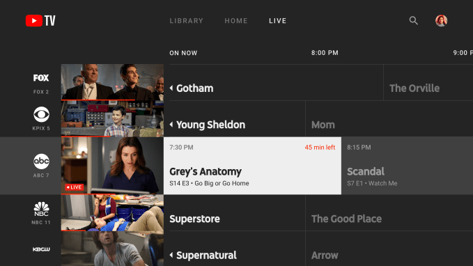 YouTube TV debuts a dedicated app for smart TVs, gaming consoles and streaming devices