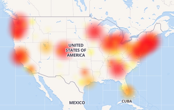 Comcast’s Xfinity internet service (and others) seem to be a bit broken nationwide this morning