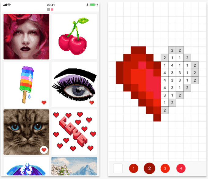 Pixel art coloring book apps are the newest App Store craze