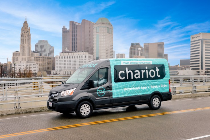 Chariot expands to Columbus, Ohio with JPMorgan Chase commuter shuttle