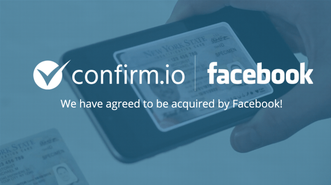 Facebook acquires biometric ID verification startup Confirm.io