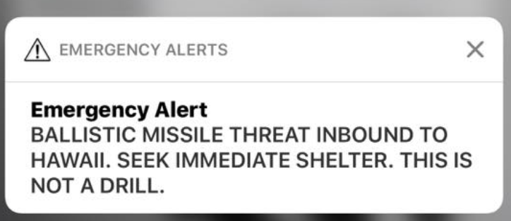 photo of ‘Inexcusable’ false ballistic missile alert in Hawaii was caused by human error image