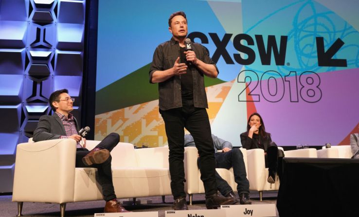 Elon Musk crashes SXSW panel to talk about space travel
