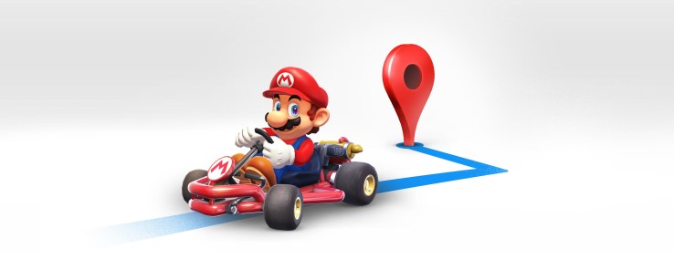 Mario can now guide your route in Google Maps